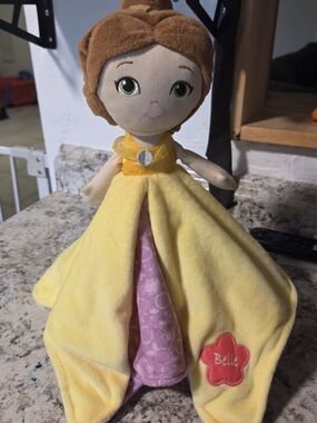 Disney Belle Plush Doll in Yellow and Pink